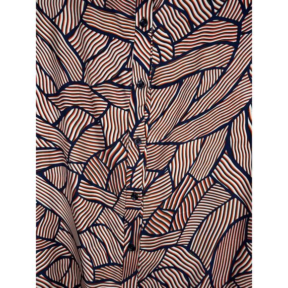 Diane Von Furstenberg, Blue and orange shift dress ￼ - Picture 3 of 5